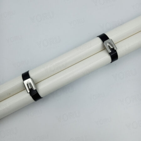 เคเบิ้ลไทร์ Stainless 304 กว้าง 7.9 mm. เคลือบดำ PVC