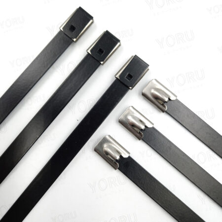 เคเบิ้ลไทร์ YORU Stainless 304 กว้าง 7.9 mm. พ่นดำ