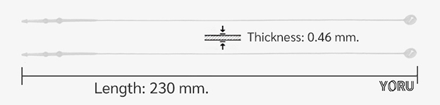 YORU สายคล้องป้าย Model YR230-1PTGW