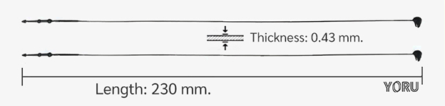 YORU สายคล้องป้าย Model YR230-1PTGB