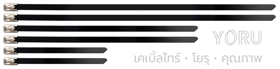 สแตนเลส 4.6 มิล พ่นสีดำ