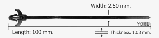 YORU เคเบิ้ลไทร์แบบพิเศษ Model YRX01-1CSPB